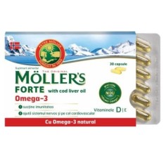 Moller's forte omega3 with cod liver oil 30cps