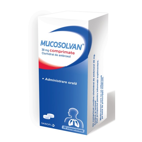 Mucosolvan 30mg, 20 comprimate, Sanofi