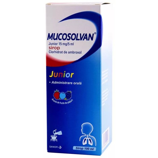 Mucosolvan Junior 15 mg/5 ml, sirop 100ml, Sanofi