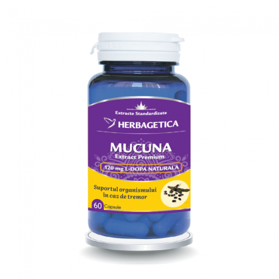 Mucuna 400mg, 60 capsule, Herbagetica