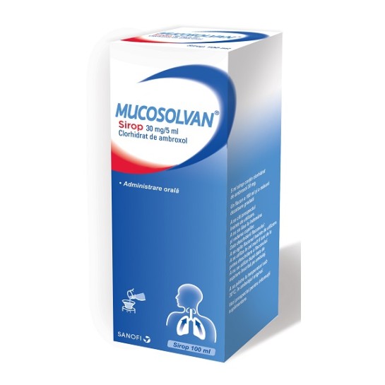 Mulcosolvan sirop adulti, 30mg/5ml, 100ml, Opella