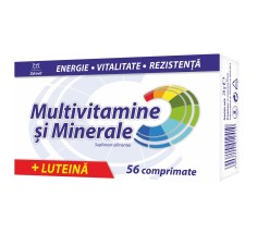 Multivitamine si minerale + Luteina, 56 comprimate Zdrovit
