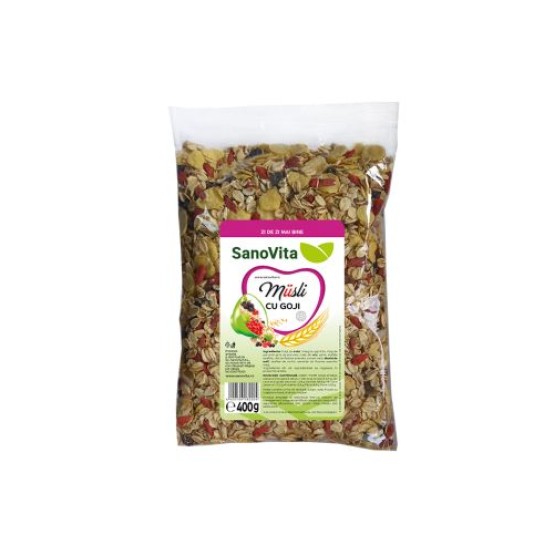 Musli cu Goji 400g, Sanovita