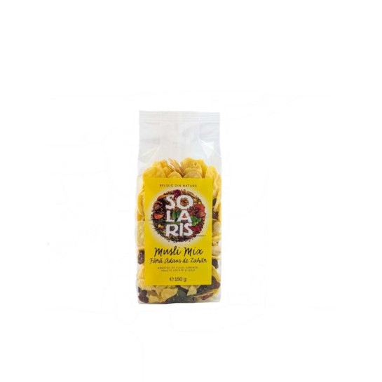 Musli mix fără adaos de zahăr 150g Solaris