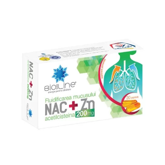 NAC + Zn, 200mg, 20 capsule, Helcor