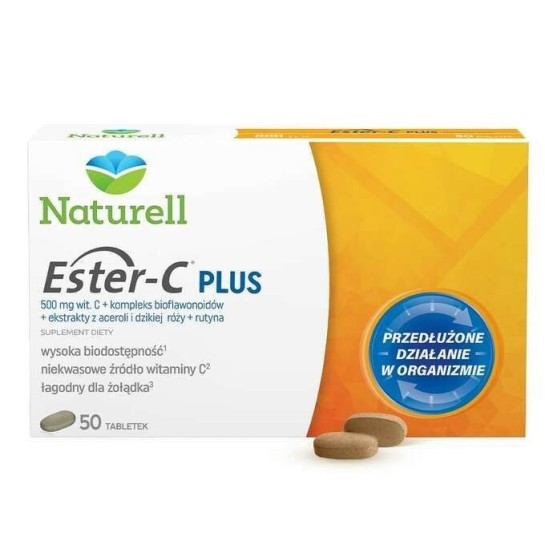 Naturell Ester-C Plus, 50 comprimate