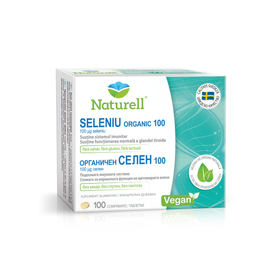 Naturell Seleniu Organic 100µg, 100 comprimate