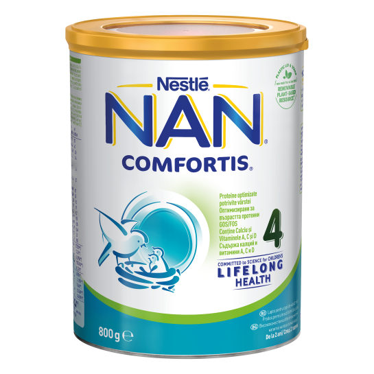 Nestle Nan 4 Comfortis 800g, de la 2 ani