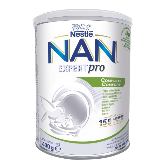 Nestle Nan Expert Pro Complete Comfort, lapte praf, +0 luni, 400g