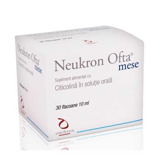 Neukron ofta mese, solutie orală, 10ml, 30 flacoane, Omikron