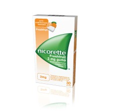 Nicorette® freshfruit 2 mg, Guma Medicamentoasa Masticabila