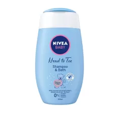 Nivea baby sampon si balsam de baie, 200ml (80552)