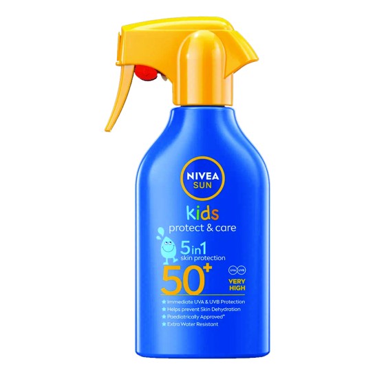 Nivea sun spray kids protect & care cu pulverizator SPF50, 270ml (98326)