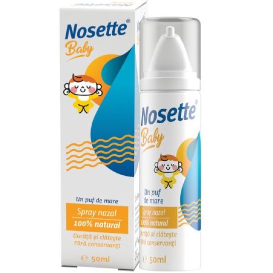 Nosette Baby spray nazal apă de mare izotonică, 50ml, Dr. Reddy's