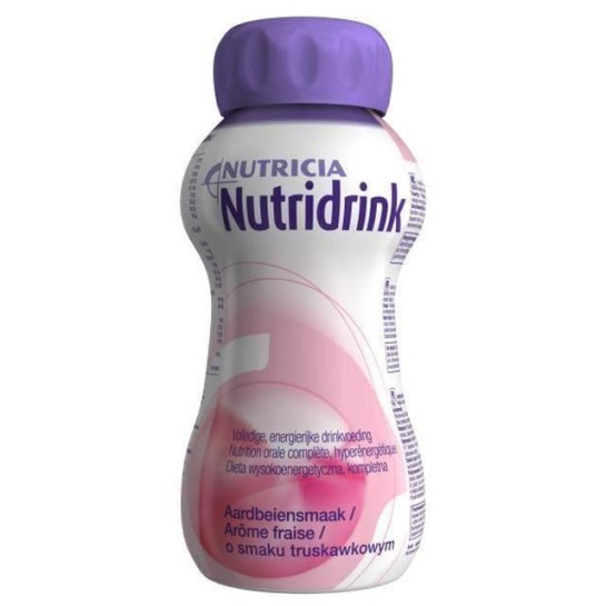 Nutridrink cu aromă de căpsuni, 200 ml, Nutricia