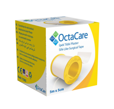 Octacare banda adeziva matase, 5m x 5cm