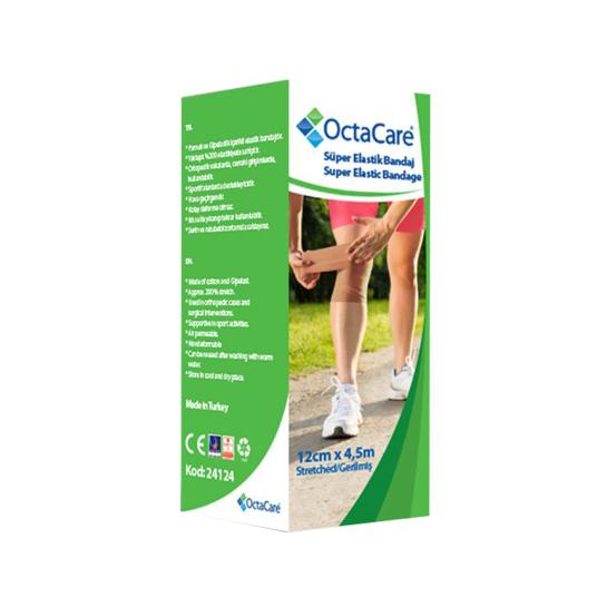 OctaCare fesi super, 12cm x 4.5m, elasticitate 200%