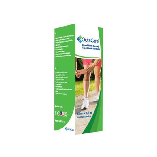 OctaCare fesi super, 8cm x 4.5m, elasticitate 200%