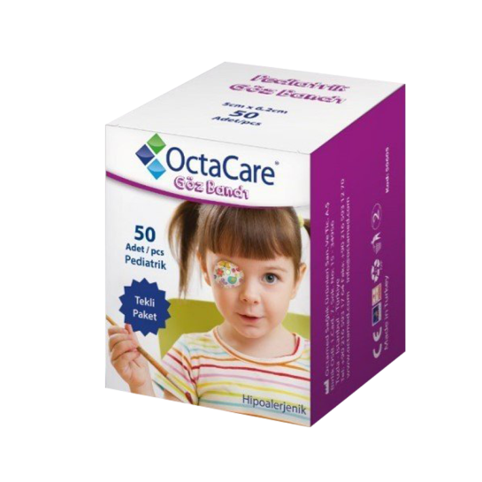 Octacare plasturi oculari fete, 50 bucăti