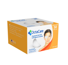 Octacare plasturi oculari sterili adulti, 6.5cm x 9.5cm, 50 bucati