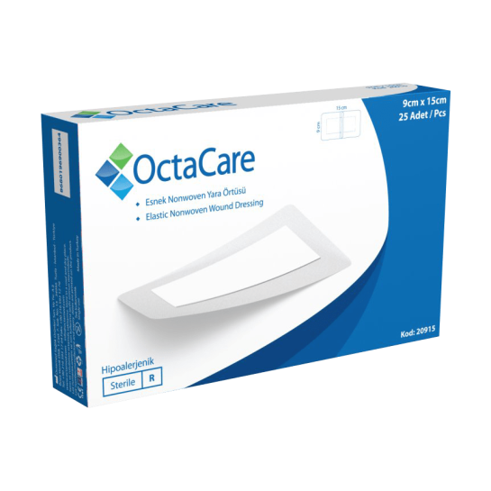 Octacare plasturi sterili, 9cm x 15cm