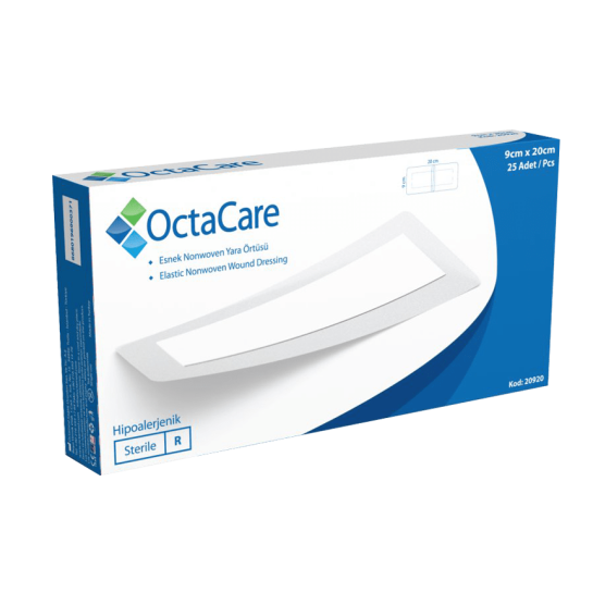 Octacare plasturi sterili, 9cm x 20cm