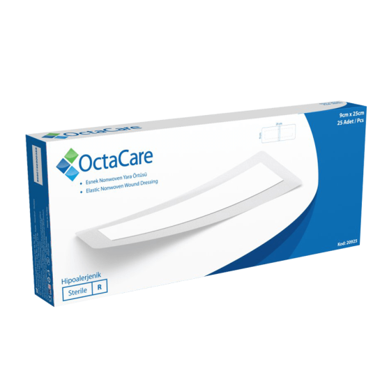 Octacare plasturi sterili, 9cm x 25cm