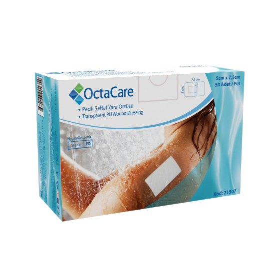 Octacare plasturi sterili film, 9cm x 15cm