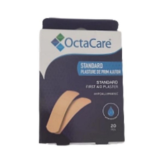 Octacare plasturi universali, 2cm x 7cm, 20 bucăti