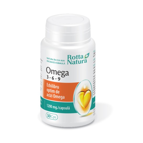 Omega 3-6-9, 30 capsule, Rotta Natura