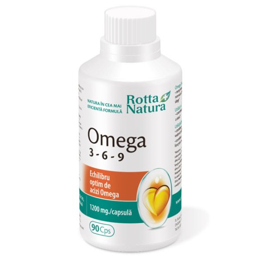 Omega 3-6-9, 90 capsule, Rotta Natura