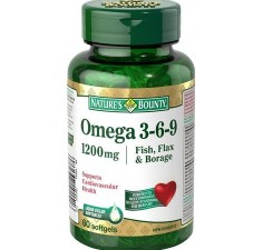Omega 3-6-9 Nature's Bounty, 60 tablete, Walmark