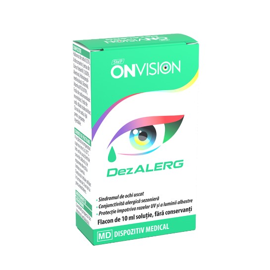 Onvision DezAlerg, solutie oftalmică pentru ochi uscati , 10ml, Sun Wave Pharma