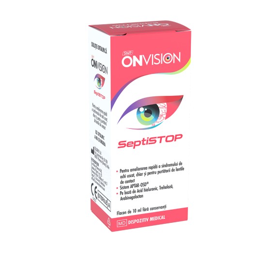 Onvision SeptiStop, solutie oftalmică lubrifiantă, 10ml, Sun Wave Pharma