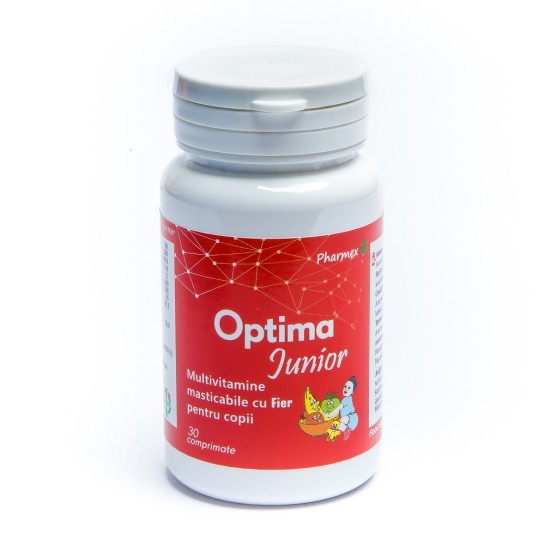 Optima junior + Fe, 30 comprimate, Pharmex
