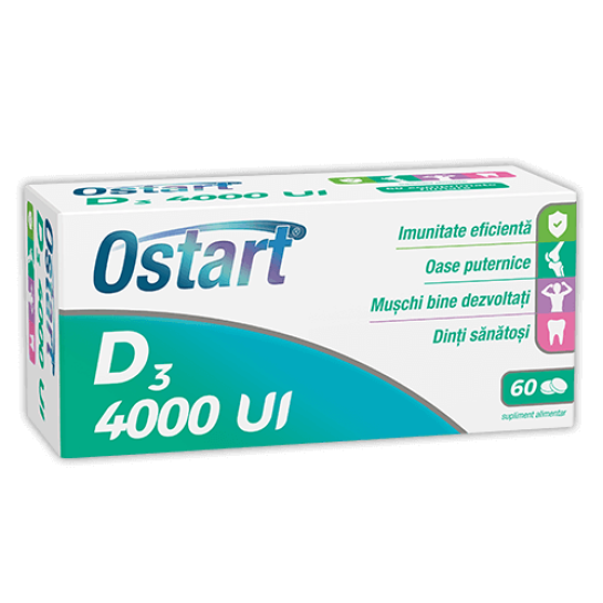 Ostart® D3 4000UI, 60 comprimate