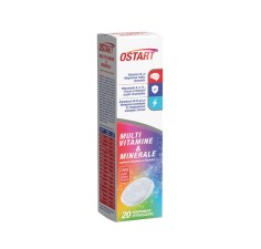 Ostart Multivitamine & minerale, 20 comprimate efervescente, Fiterman Pharma