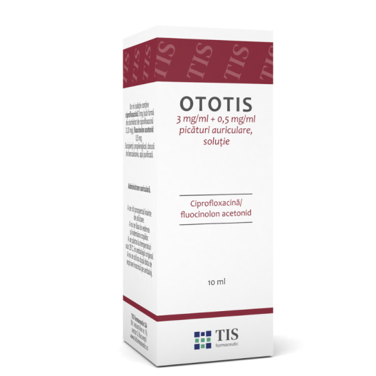 Ototis, solutie auriculară, 10 ml, Tis