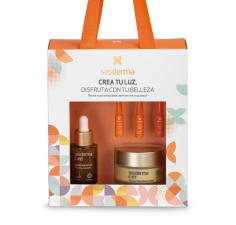 Pachet C-Vit 5 Vitamins ser, 30 ml + C-Vit crema hidratanta, 50 ml + C-Vit ser intensiv 3 fiole, 1.5 ml, Sesderma