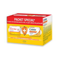 Pachet Promotional Urinal Akut 10 tablete + Cetebe Express Vit C 600 mg 30 comprimate