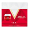 Pachet promotional Vichy Liftactiv collagen specialist crema de zi antirid 50ml + crema de noapte 15ml