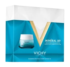 Pachet Promotional Vichy Mineral 89 crema hidratanta all skin 50ml + crema liftactiv ha noapte 15ml + mostre