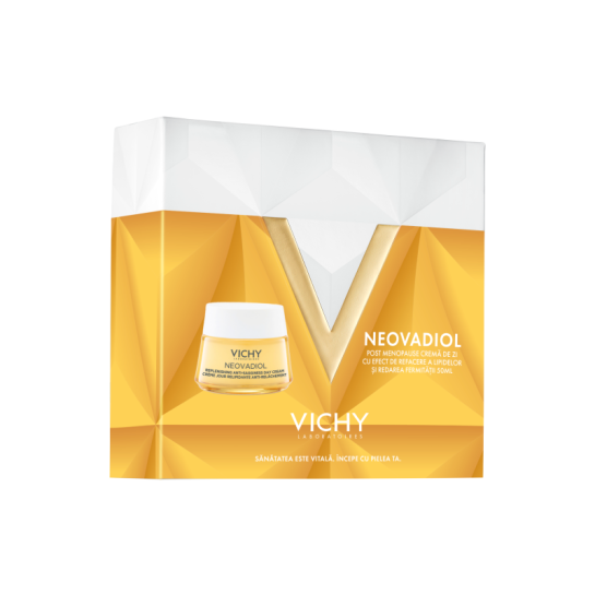 Pachet Promotional Vichy Neovadiol crema peri-menopauza de zi, ten uscat 50ml + peri-menopauza crema noapte 15ml