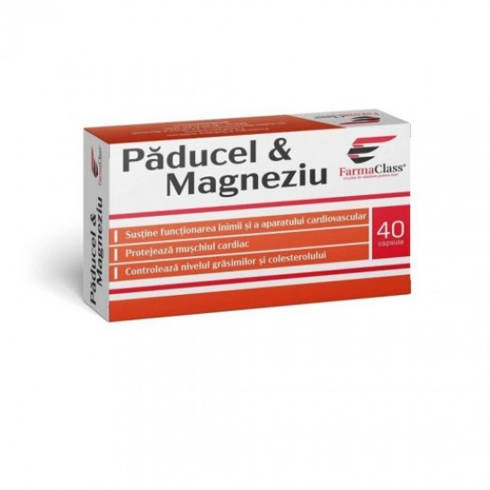Paducel & magneziu 40 capsule, FarmaClass