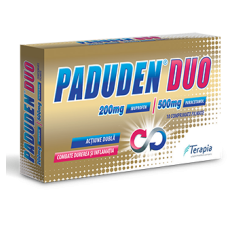 Paduden Duo 200mg/500mg, 10 comprimate filmate, Terapia
