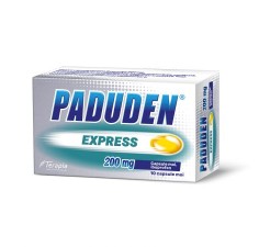 Paduden express, 200 mg, 10 capsule moi, Terapia