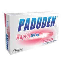 Paduden Rapid 200mg, 10 comprimate, Terapia