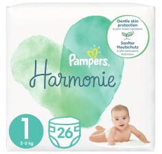 Pampers 1 harmonie 2-5kg, 26 bucati