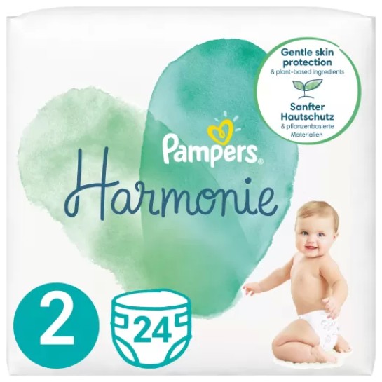Pampers 2 harmonie 4-8kg, 24 bucăti