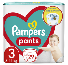 Pampers 3 pants active baby 6-11kg, 29 bucati